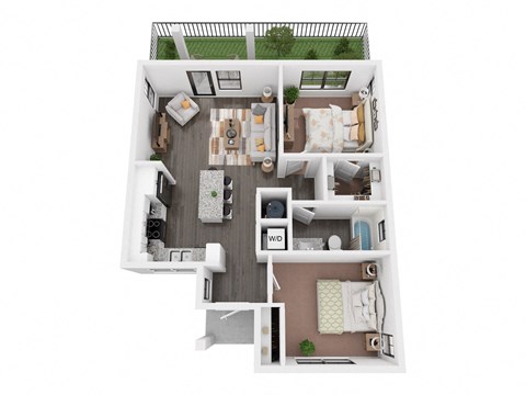 a 1 bedroom floor plan  princeton
